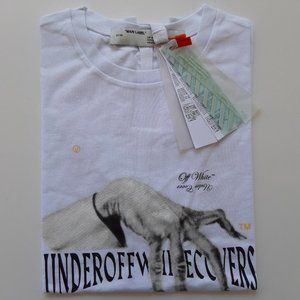 OFF WHITE X UNDERCOVER WHITE COTTON BASIC TEE